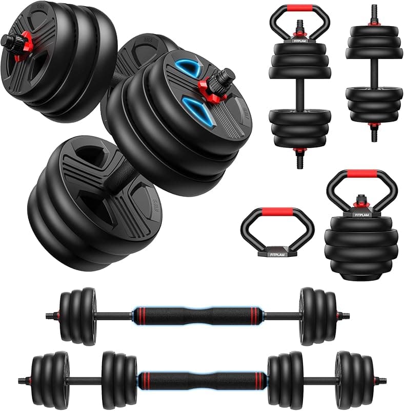 FITPLAM Adjustable dumbbell set , 20 / 35 / 45 / 55 /