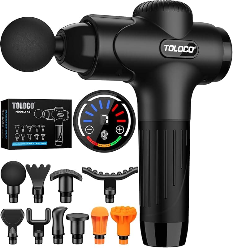 TOLOCO Massage Gun Deep Tissue Percussion Massage Gun