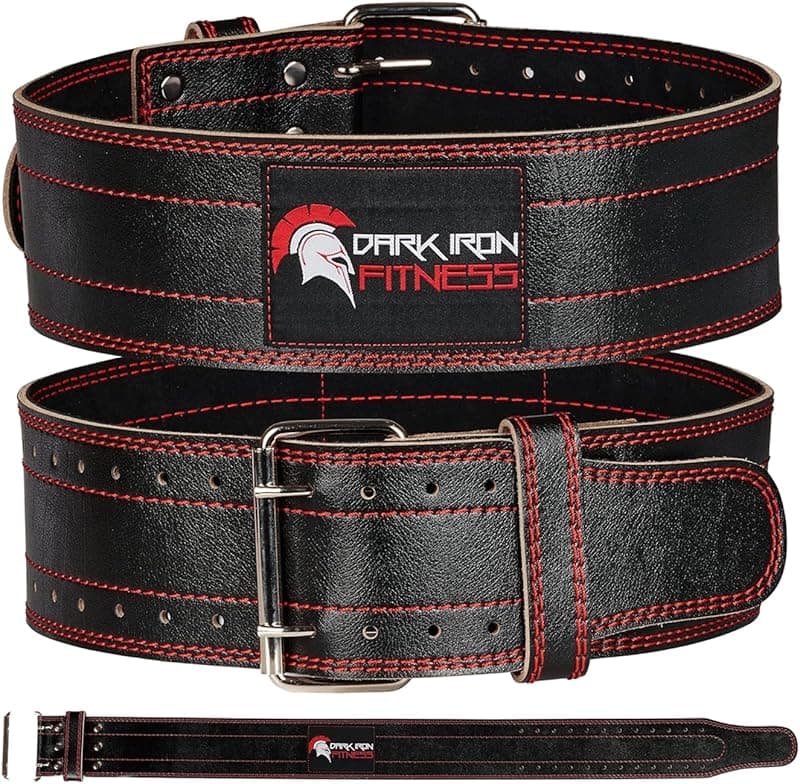 Dark Iron Fitness Genuine Leather Weightlifting Belt